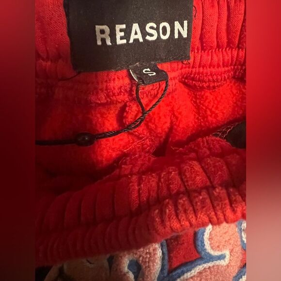 Reason Men's Legends Red Shorts Sz S - Picture 4 of 9